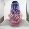 NEW LOOK 2021 Starry Sky Style Lace high-temperature Silk Synthetic Fiber Wig Dyed Colorful New European and American Style details Picture